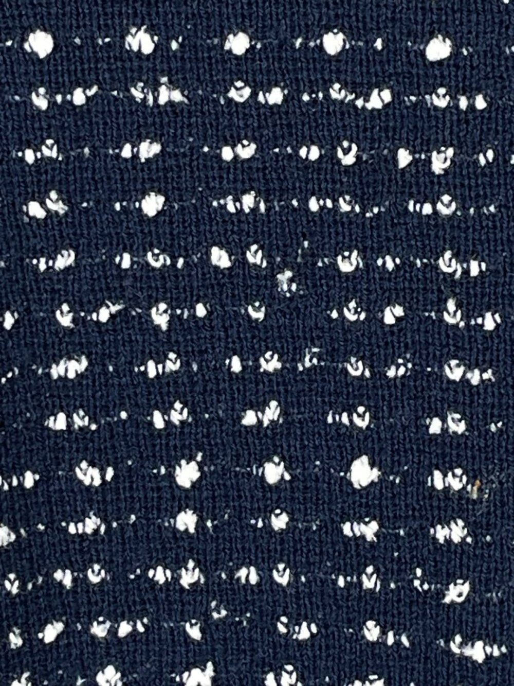 LIV by Habitat Navy Speckled Textured Knit Boxy Crop Sweater Medium - Picture 8 of 11